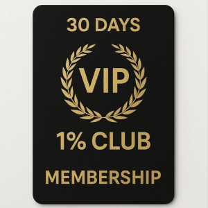 1% VIP Club (30 Days)